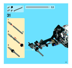 LEGO 8262 instructions page 25 – build guide