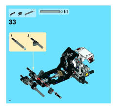 LEGO 8262 instructions page 28 – build guide