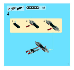 LEGO 8262 instructions page 3 – build guide
