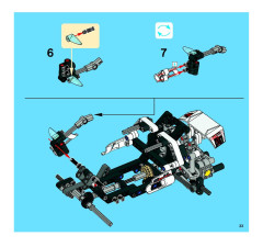 LEGO 8262 instructions page 33 – build guide
