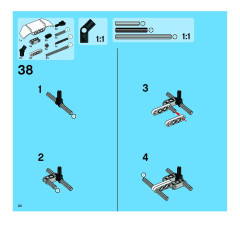 LEGO 8262 instructions page 34 – build guide