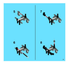 LEGO 8262 instructions page 35 – build guide