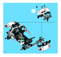 LEGO 8262 instructions page 36 – build guide