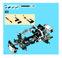 LEGO 8262 instructions page 38 – build guide