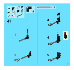 LEGO 8262 instructions page 39 – build guide