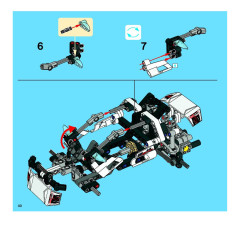 LEGO 8262 instructions page 40 – build guide