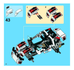 LEGO 8262 instructions page 42 – build guide