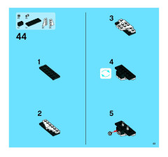 LEGO 8262 instructions page 43 – build guide