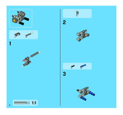 LEGO 8262 instructions page 6 – build guide