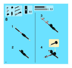 LEGO 8262 instructions page 12 – build guide