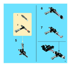 LEGO 8262 instructions page 13 – build guide