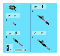 LEGO 8262 instructions page 17 – build guide