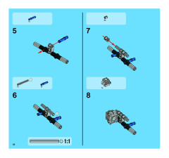 LEGO 8262 instructions page 18 – build guide