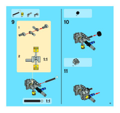LEGO 8262 instructions page 19 – build guide