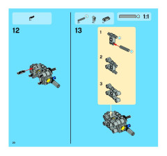 LEGO 8262 instructions page 20 – build guide