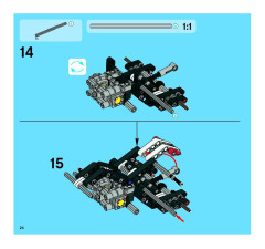 LEGO 8262 instructions page 24 – build guide