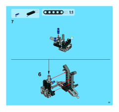 LEGO 8262 instructions page 33 – build guide