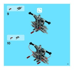 LEGO 8262 instructions page 35 – build guide