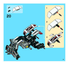 LEGO 8262 instructions page 39 – build guide