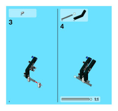 LEGO 8262 instructions page 4 – build guide