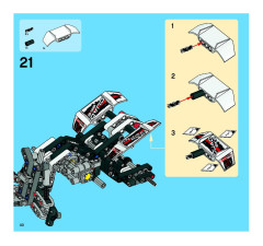 LEGO 8262 instructions page 40 – build guide