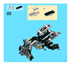LEGO 8262 instructions page 41 – build guide