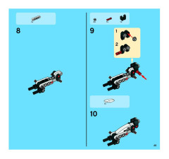 LEGO 8262 instructions page 49 – build guide