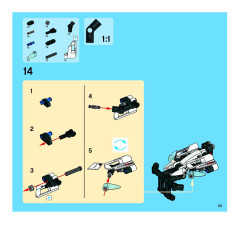 LEGO 8262 instructions page 53 – build guide