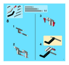 LEGO 8262 instructions page 7 – build guide