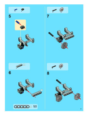 LEGO 8263 instructions page 5 – build guide