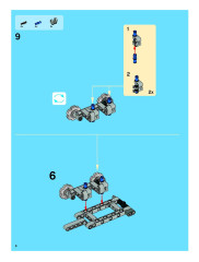 LEGO 8263 instructions page 6 – build guide
