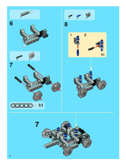 LEGO 8263 instructions page 8 – build guide