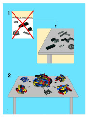 LEGO 8263 instructions page 2 – build guide