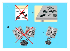 LEGO 8264 instructions page 4 – build guide