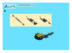 LEGO 8264 instructions page 6 – build guide