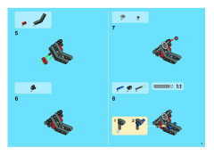 LEGO 8264 instructions page 9 – build guide