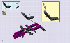 LEGO 8268 instructions page 10 – build guide