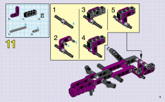 LEGO 8268 instructions page 11 – build guide