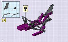 LEGO 8268 instructions page 14 – build guide