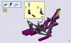 LEGO 8268 instructions page 15 – build guide