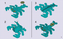 LEGO 8268 instructions page 3 – build guide