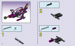 LEGO 8268 instructions page 4 – build guide
