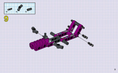 LEGO 8268 instructions page 9 – build guide