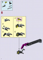 LEGO 8269 instructions page 4 – build guide