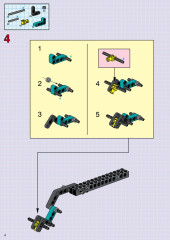 LEGO 8269 instructions page 4 – build guide