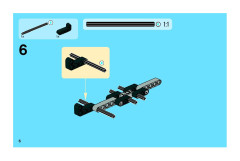 LEGO 8270 instructions page 6 – build guide