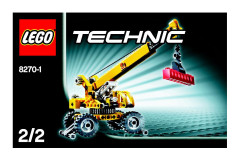 LEGO 8270 instructions page 1 – build guide