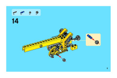 LEGO 8270 instructions page 9 – build guide