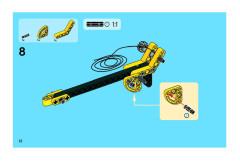 LEGO 8270 instructions page 12 – build guide