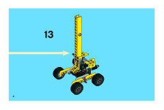 LEGO 8270 instructions page 4 – build guide